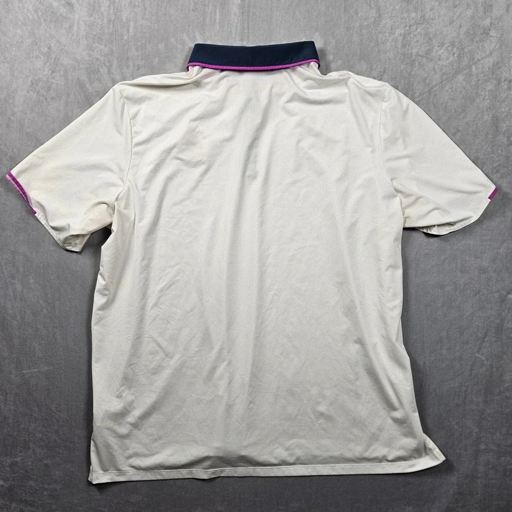Adidas Golf Polo Mens 2XL White‎ 2017 U.S. Open Erin Hills Climacool Shirt